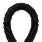 Flexibler, schwarzer Staubsaugerschlauch mit gerippter Oberfläche, 5 Meter lang, ideal für die Reinigung schwer erreichbarer Stellen