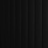 Schwarze Rollladen Duschtür mit vertikalen Lamellen, glatte Oberfläche und modernes, minimalistisches Design für stilvolle Badezimmergestaltung