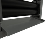 Manueller Handwringer mit grauem Metallrahmen und schwarzen Walzen, ideal zum effizienten Auswringen von Textilien und Reinigungstüchern