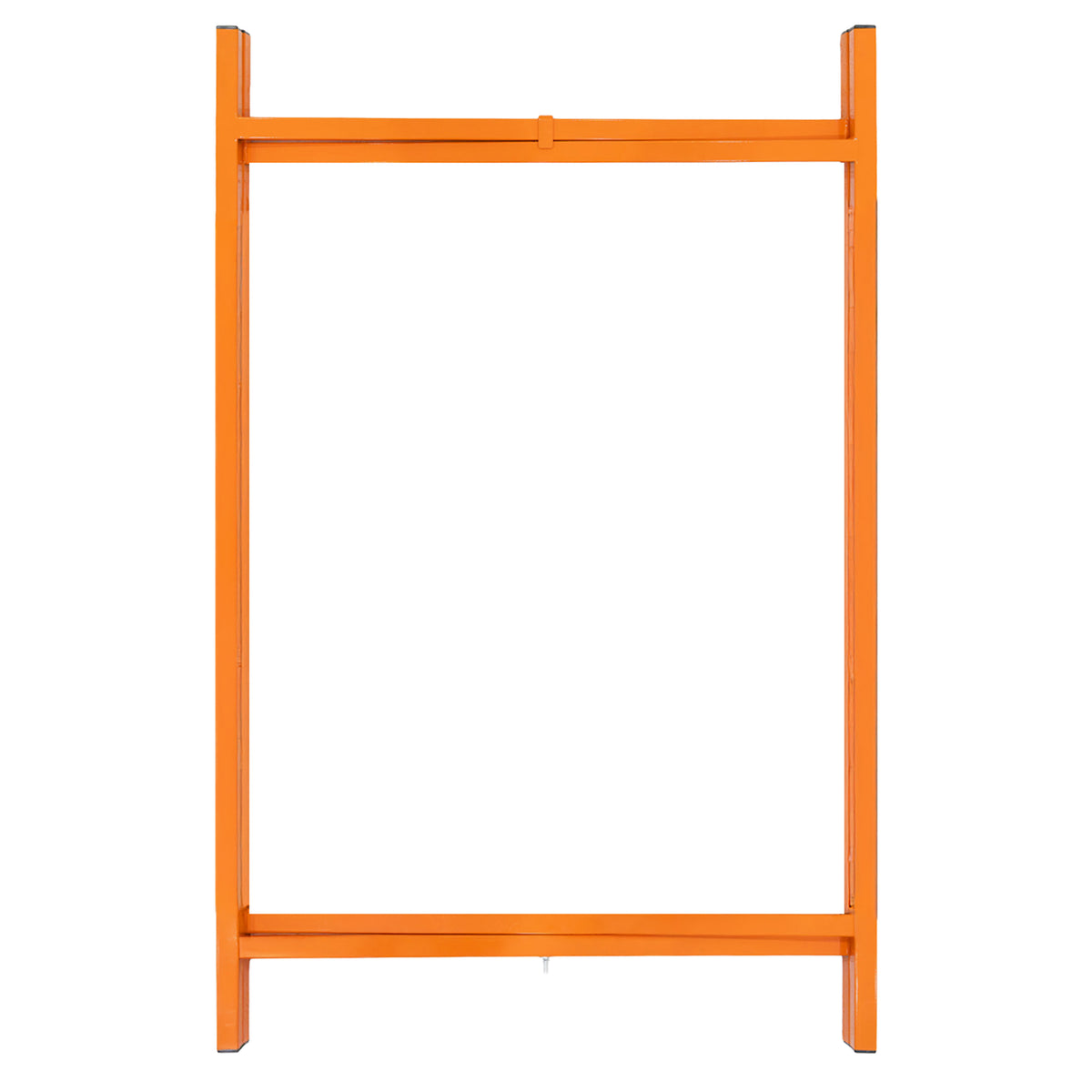Mörtelbrettständer in leuchtendem Orange, 750 mm hoch, aus robustem Metall, mit stabilen Querstreben für sicheren Halt und einfache Handhabung
