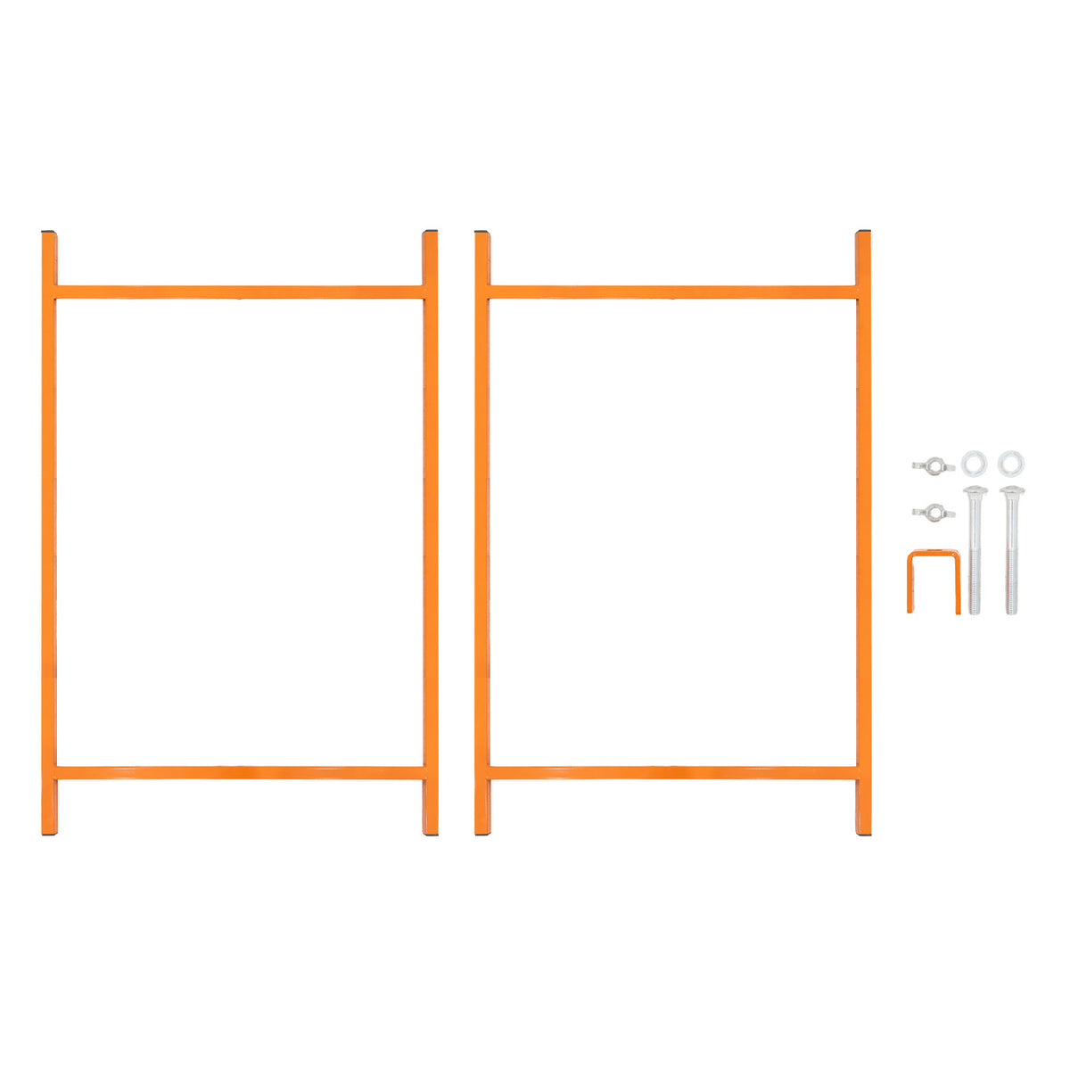 Mörtelbrettständer in leuchtendem Orange, 750 mm hoch, mit stabilen Metallrahmen und Zubehörteilen für einfache Montage und Nutzung