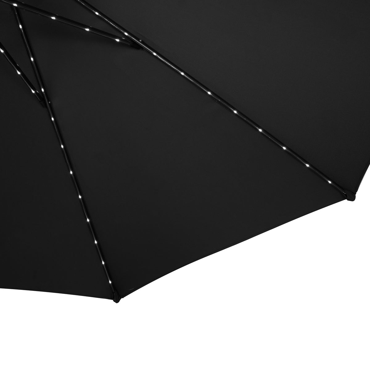 LED-Kipp-Sonnenschirm 2,7m - Schwarz - view 9