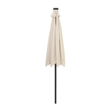 LED-Kipp-Sonnenschirm 2,7m - Creme