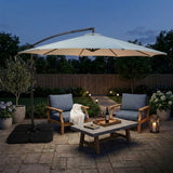 Ausleger-Sonnenschirm 3m - Creme