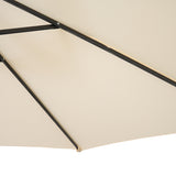 Ausleger-Sonnenschirm 3m - Creme