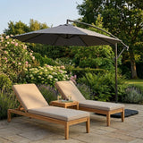 Ausleger-Sonnenschirm 3m - Grau