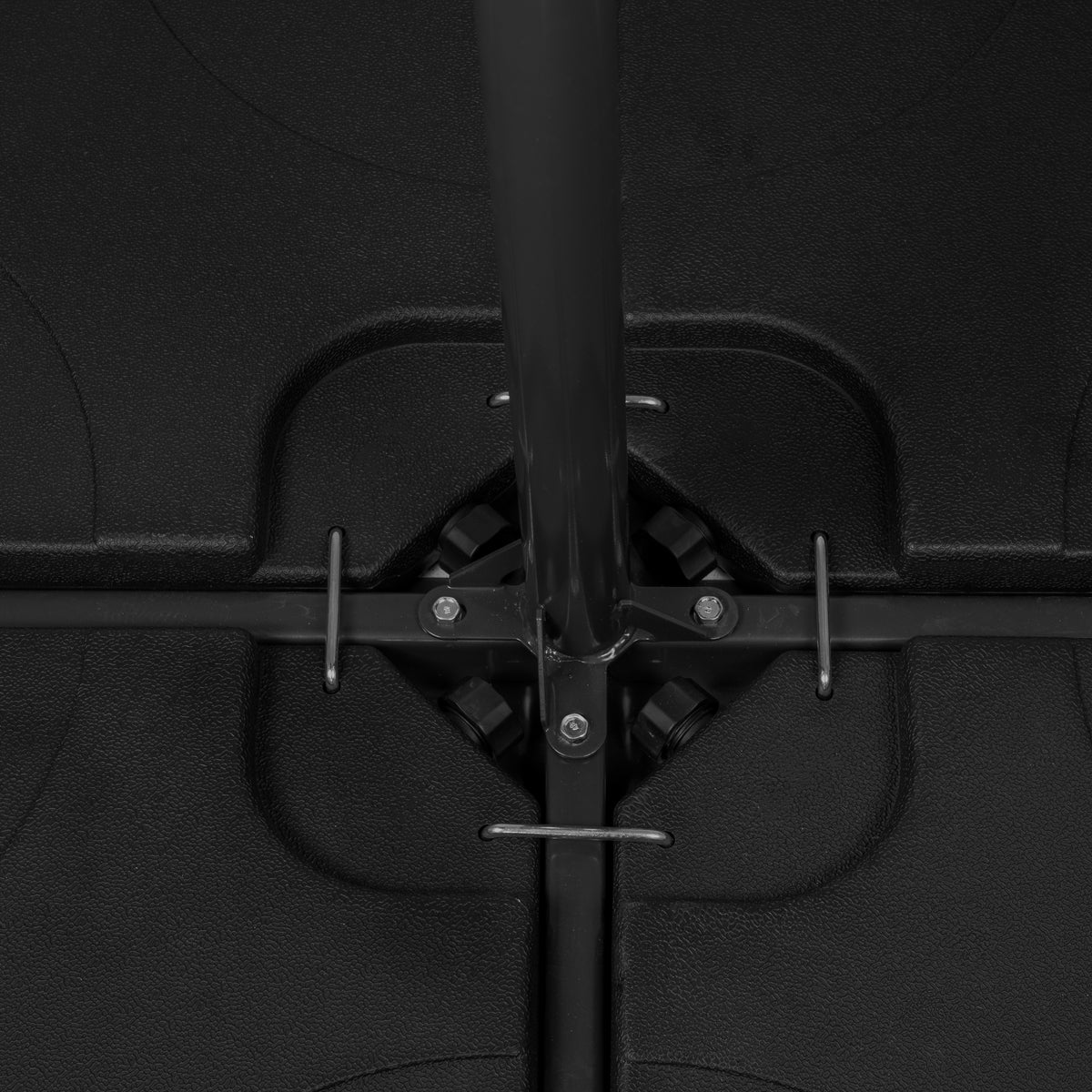 Ausleger-Sonnenschirmständer – Quadratisch x 4