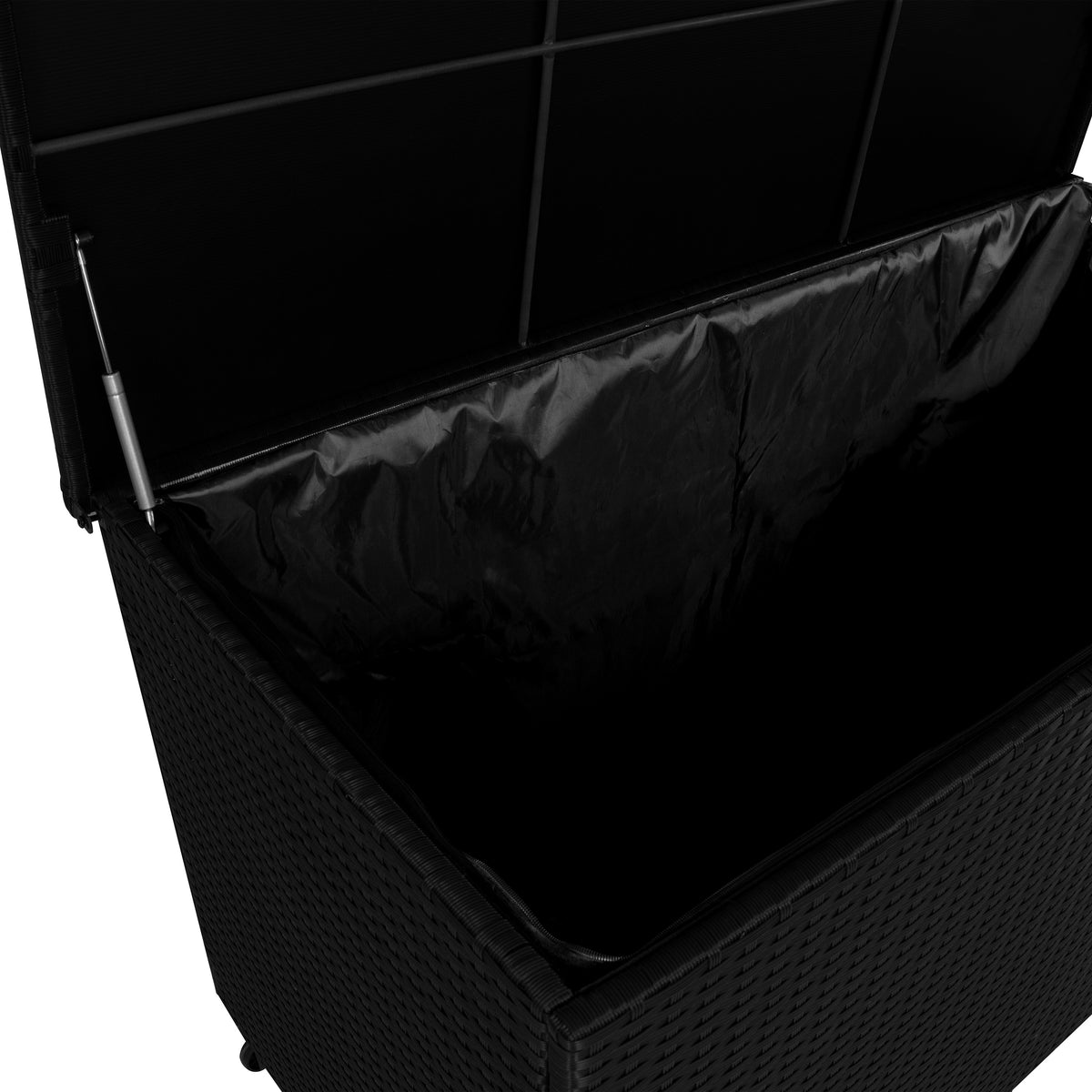 Rattan-Kissen-Auflagenkiste 700L – Schwarz - view 11