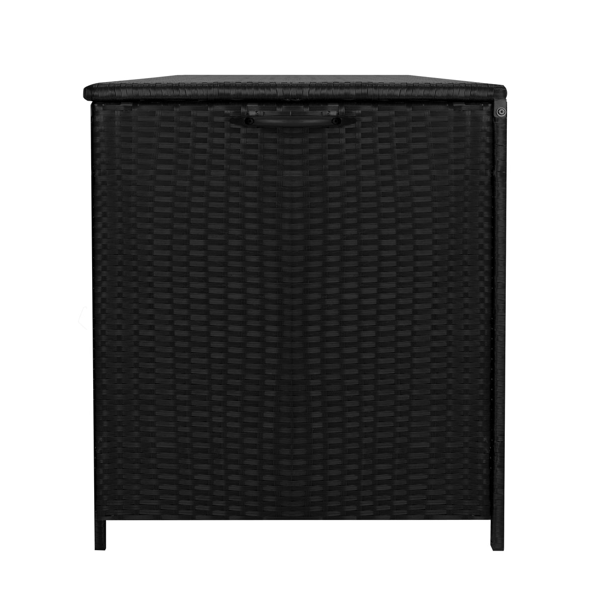 Rattan-Kissen-Auflagenkiste 700L – Schwarz - view 9