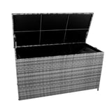 Rattan-Kissen-Auflagenkiste 700L – Grau