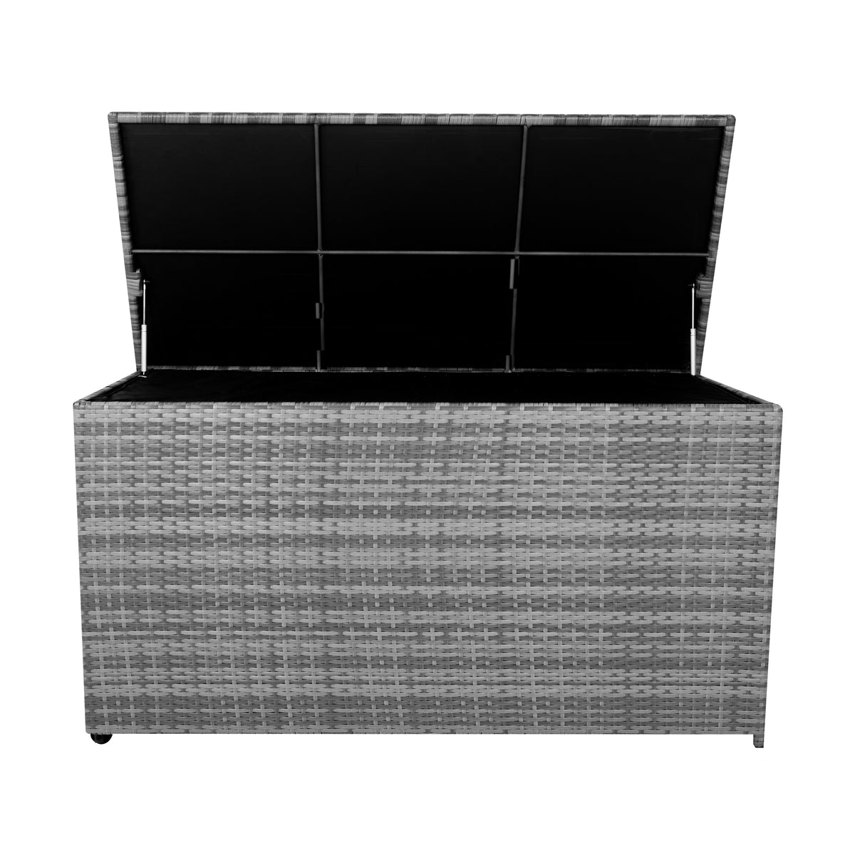 Rattan-Kissen-Auflagenkiste 700L – Grau