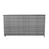 Rattan-Kissen-Auflagenkiste 700L – Grau