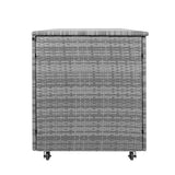 Rattan-Kissen-Auflagenkiste 700L – Grau