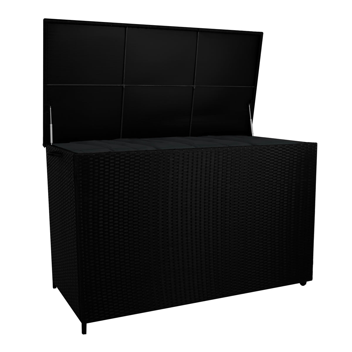 Rattan-Kissen-Auflagenkiste 996L – Schwarz - view 13