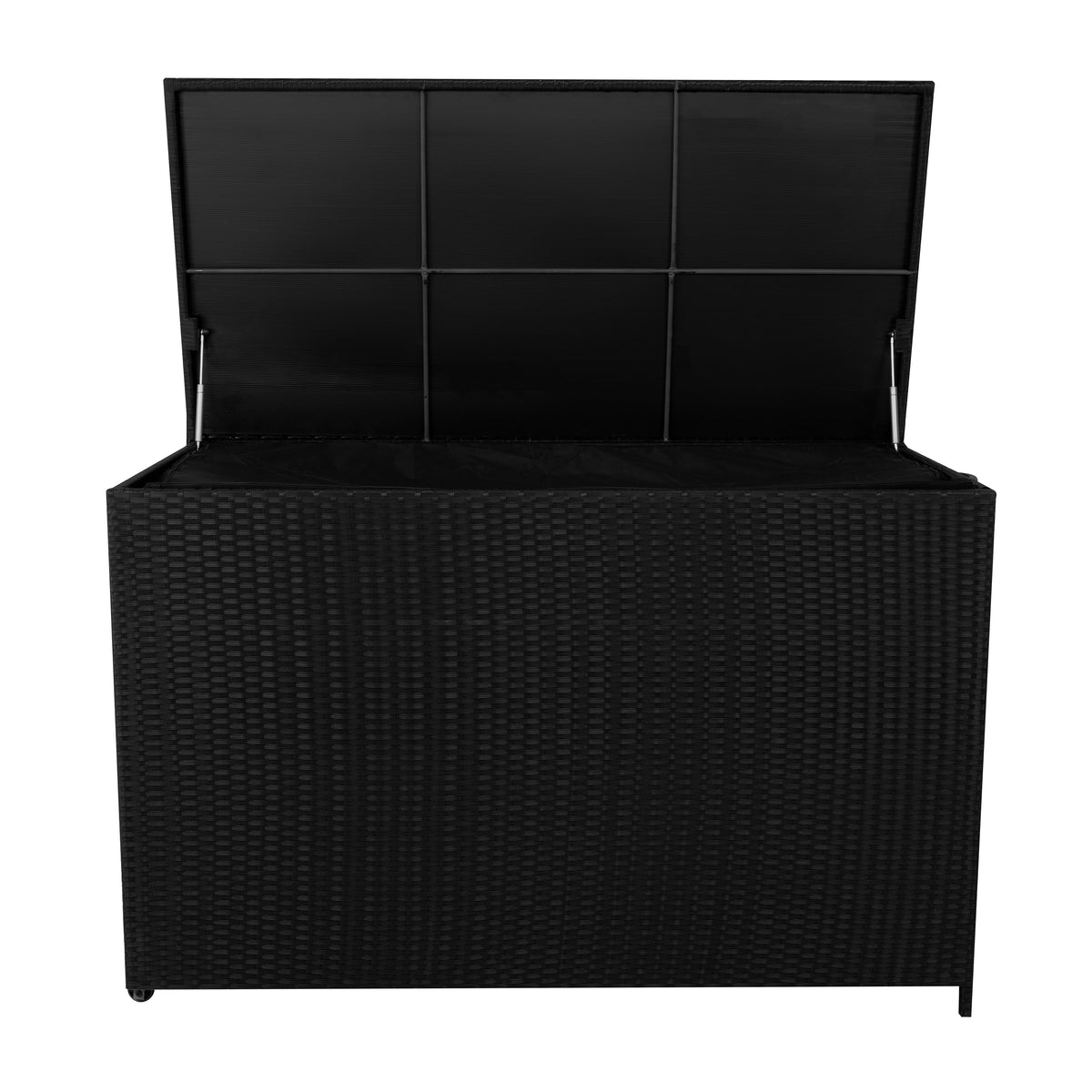Rattan-Kissen-Auflagenkiste 996L – Schwarz - view 3