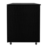 Rattan-Kissen-Auflagenkiste 996L – Schwarz - view 8