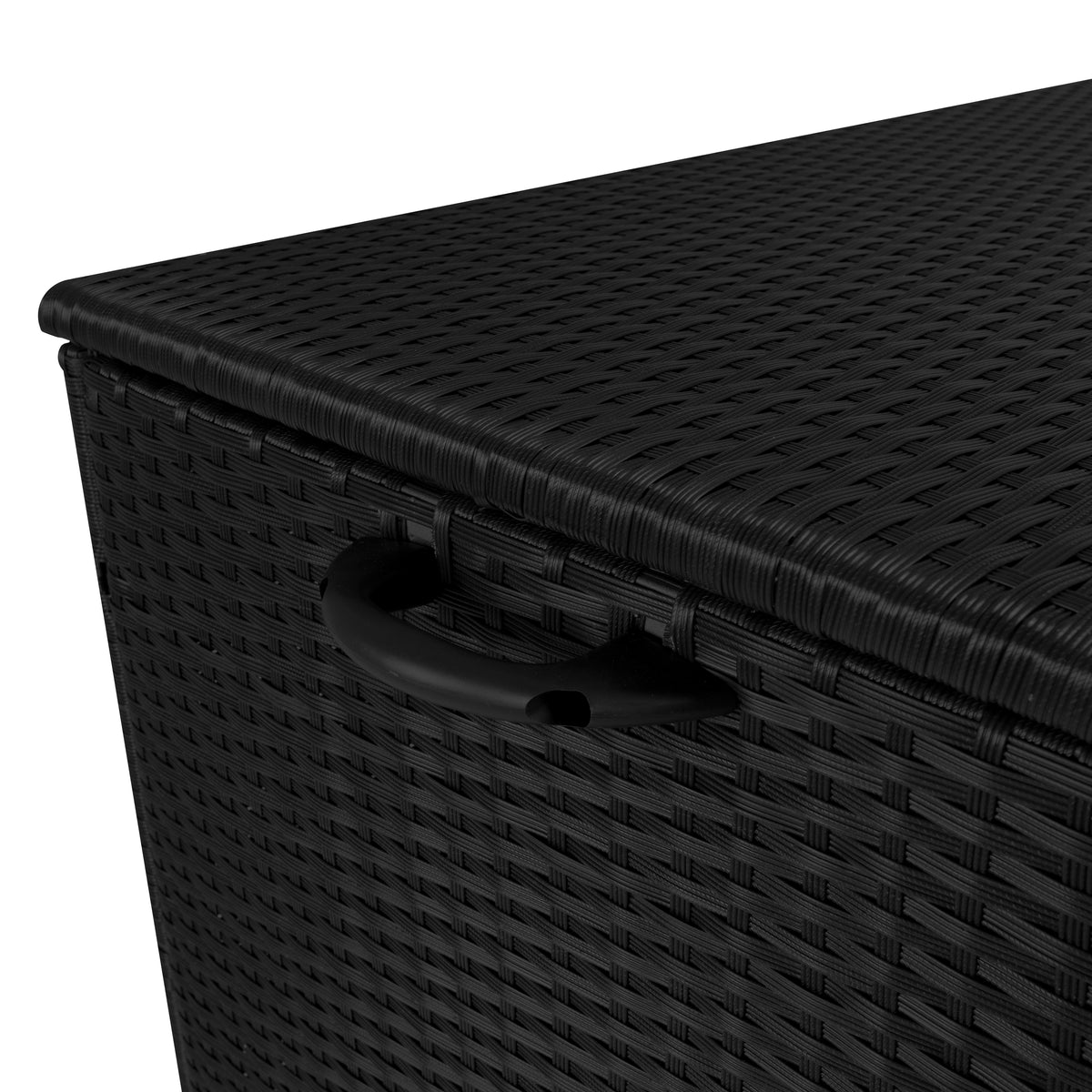 Rattan-Kissen-Auflagenkiste 996L – Schwarz - view 10