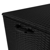Rattan-Kissen-Auflagenkiste 996L – Schwarz - view 10