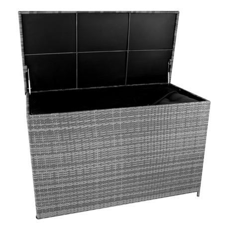 Rattan-Kissen-Auflagenkiste 996L – Grau