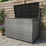 Rattan-Kissen-Auflagenkiste 996L – Grau - view 14