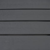 Rattan Eckset mit Verbundstoff-Tisch – Schwarz