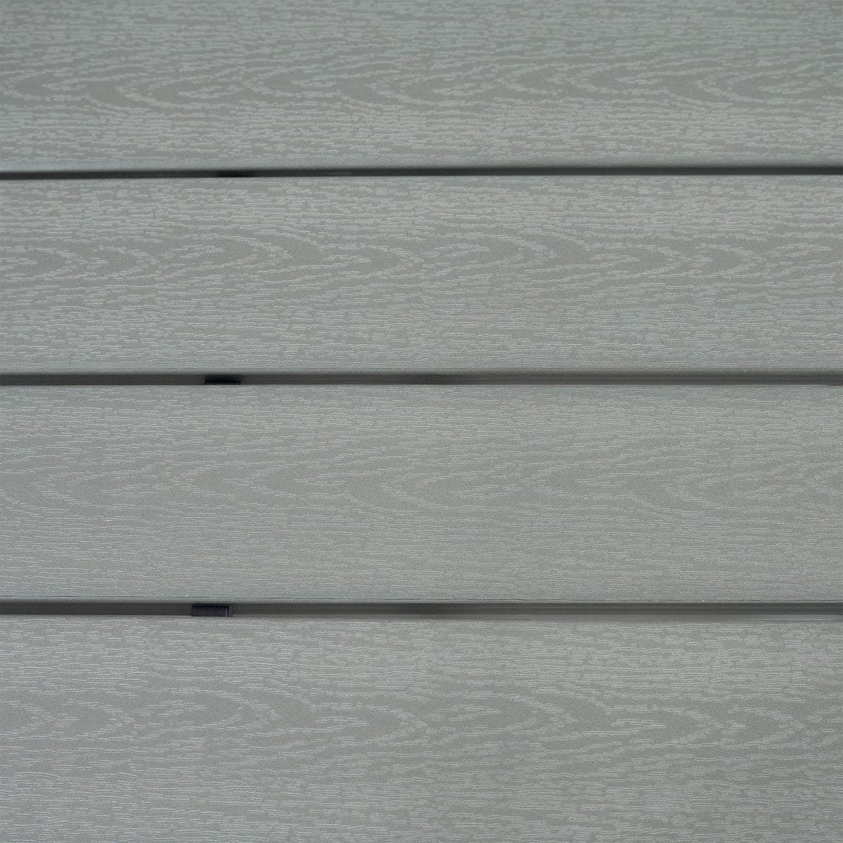 Rattan Eckset mit Verbundstoff-Tisch – Grau