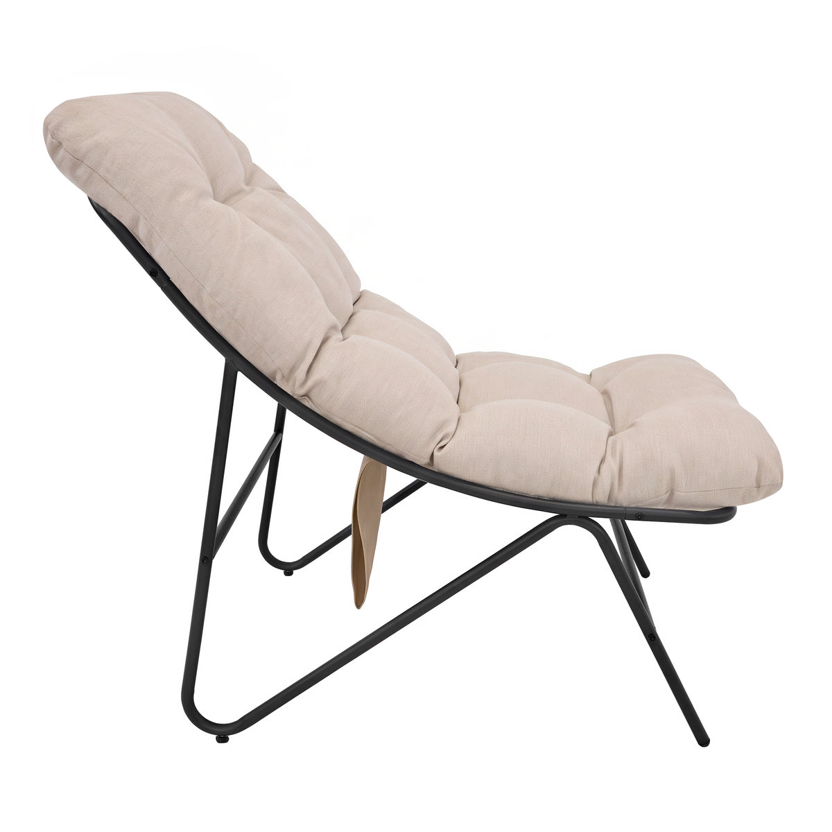 3-Teiliges Bistro-Set – Grau mit Cremefarbenden Kissen - view 10