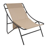 3-Teiliges Bistro-Set – Grau mit Cremefarbenden Kissen - view 3