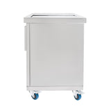 Mobiler Cocktail-Bar-Station mit 800mm Eiswürfelwagen - view 11