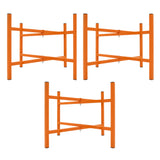 2x Arbeitsböcke & 3x Mörtelbrettständer 500 mm H