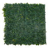 Künstliche Wandfliese in 100 cm x 100 cm, grün mit verschiedenen Pflanzenstrukturen, ideal für dekorative Wandgestaltungen