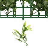 Künstliche Wandfliese in leuchtendem Grün mit filigranen Blättern, ideal für dekorative Akzente in modernen Räumen