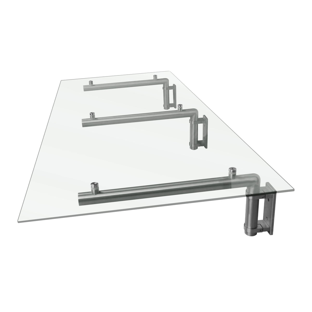 Haustür Vordach Glas - 180cm x 80cm - view 3