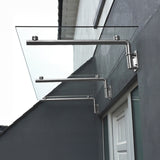 Haustür Vordach Glas - 180cm x 80cm - view 4
