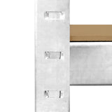 Verzinktes Schwerlastregal mit robustem Metallrahmen, klaren Kanten und stabilen Ablageflächen, ideal für Lagerung und Organisation