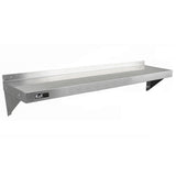 Hochwertiges, langlebiges Wandregal aus Edelstahl, 1400mm x 300mm, mit glatter Oberfläche und stabilen Halterungen, ideal für Gastronomie und Küche