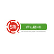 FlexiSTARTER Software zur Schilderherstellung, rot-grünes Logo mit modernem Design, geeignet für kreative Projekte und professionelle Anwendungen