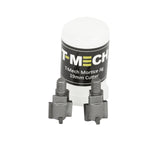 Einsteckschlossbeschlag mit drei Schneidwerkzeugen in silberner Metallfarbe, robust und präzise, ideal für Holzarbeiten und Türinstallationen