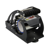 Schwarze PixMax Sublimationsbecherpresse mit robustem Griff, präziser Heizplatte und stabiler Basis für gleichmäßige Druckergebnisse auf Bechern