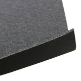 20 Stück anthrazitfarbene Teppichfliesen 50 x 50 cm mit samtiger Oberfläche und robustem, rutschfestem Rand für vielseitige Anwendungen