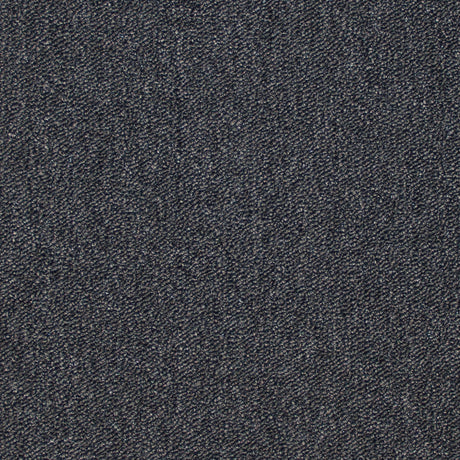 Kohle-schwarze Teppichfliesen im Format 50 x 50 cm mit feiner Textur, ideal für stilvolle und moderne Innenräume, 20 Stück im Set