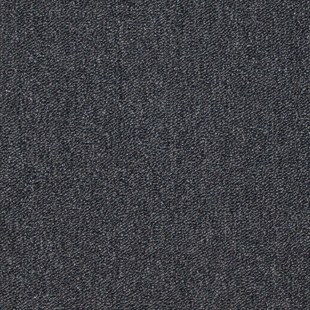 Kohle-schwarze Teppichfliesen im Format 50 x 50 cm mit feiner Textur, ideal für stilvolle und moderne Innenräume, 20 Stück im Set