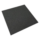 Kohle-schwarze Teppichfliese in quadratischer Form, 50 x 50 cm, mit feiner Textur und strapazierfähigem Material, ideal für moderne Innenräume