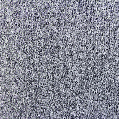 Platingraue Teppichfliesen in quadratischer Form, 50 x 50 cm, mit weicher, strukturierter Oberfläche, ideal für Bodenbeläge und Raumgestaltung