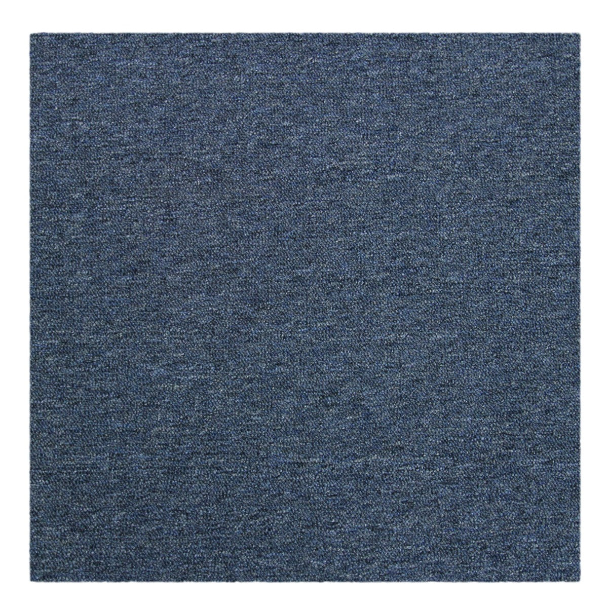 20 Teppichfliesen in Sturmblau, 50 x 50 cm, aus weichem, strapazierfähigem Material mit feiner Textur, ideal für Wohn- und Büroräume