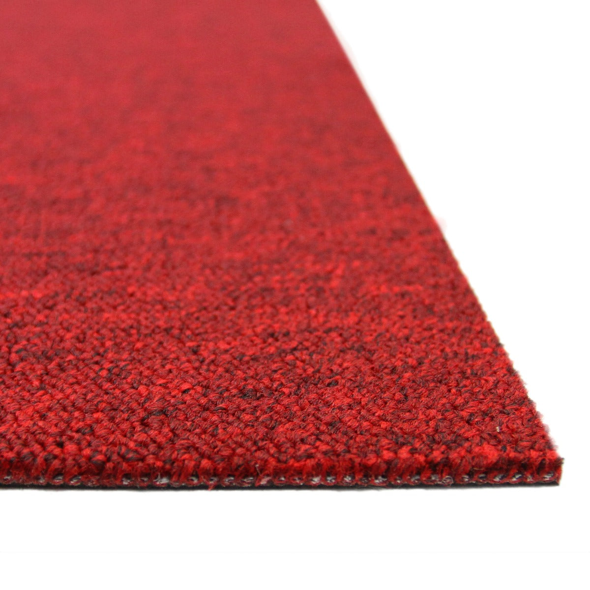 20 Teppichfliesen in Fieberrot, 50 x 50 cm, mit strukturierter Oberfläche und robustem Material, ideal für kreative Bodenbeläge