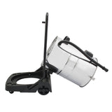 Robuster Maxblast Industriesauger in glänzendem Metall mit schwarzem Gestell, 80 Liter Kapazität und 3000W Leistung, ideal für industrielle Anwendungen