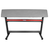 Robuster 1350mm Vinylschneider mit stabilen Standbeinen, grauer Schneidefläche und rotem Streifen, ideal für präzises Schneiden von Materialien