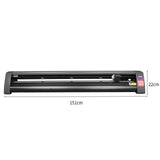 Schwarzer PixMax XL Schneideplotter mit einer Länge von 1350 mm, präzisen Schneidern und robustem Gehäuse, ideal für kreative Projekte