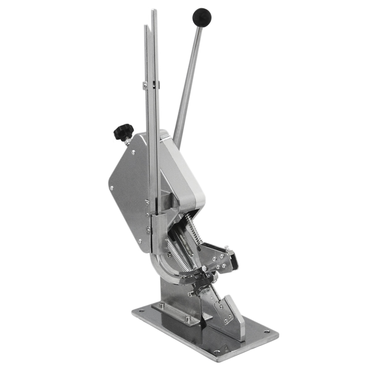Kukoo Wurstclipper aus Edelstahl, glänzende Oberfläche, robuste Bauweise, mit Hebel und präziser Schneidmechanik für gleichmäßige Wurststücke